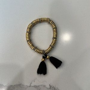 J Crew Fringed Disc Bracelet